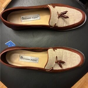 Etienne Aigner Brown and Womens Loafers size 8